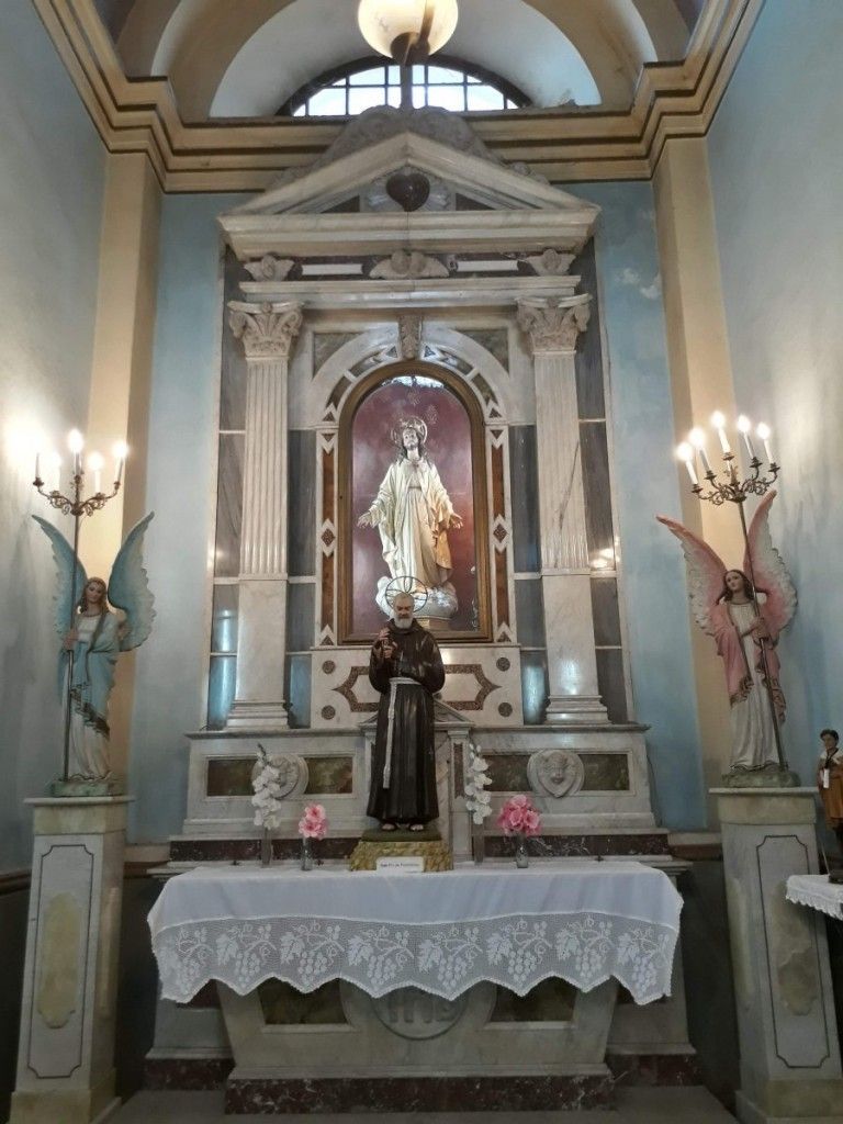 Retablo de la Ascensión de Jesús en la iglesia san francisco