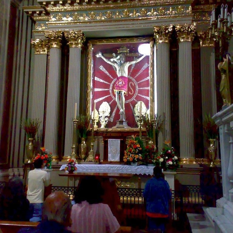 Señor de la Sacristía en la Catedral de Morelia México