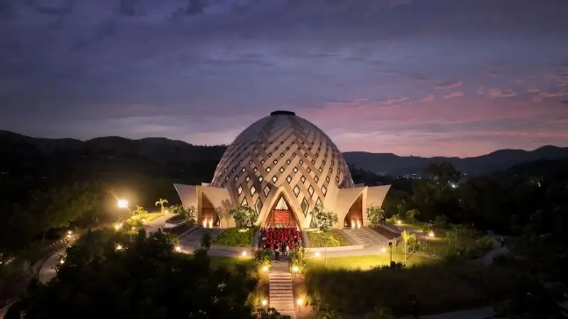 Casa de Adoración Bahá’í nacional de Papúa Nueva Guinea.