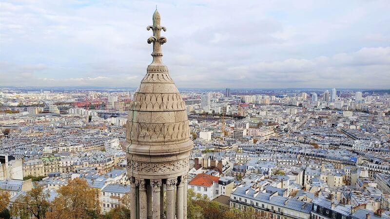 Vista parisina desde la Basílica del Sacre-Couer · Turismo Religioso en Europa