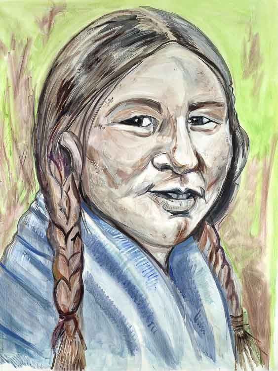 Santa Kateri Tekakwitha Cortesía: Musée des Grands Québecois © Marie-Josée Hudon