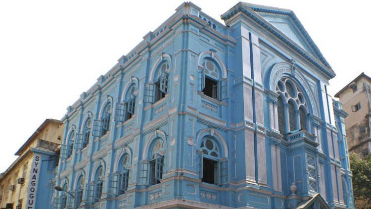 Fachada que combina tradiciones judías con influencias coloniales indias e inglesas -  Crédito: Mark Weber / WMF