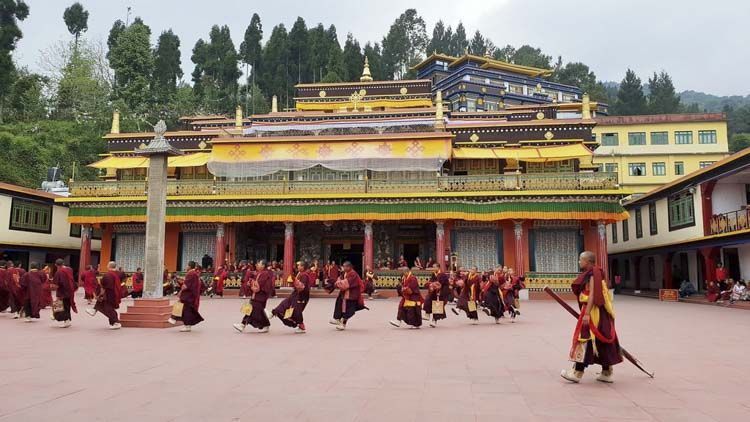 Monasterio Rumtek, uno de los más antiguos de Sikkim - Credito Urmimala Singh