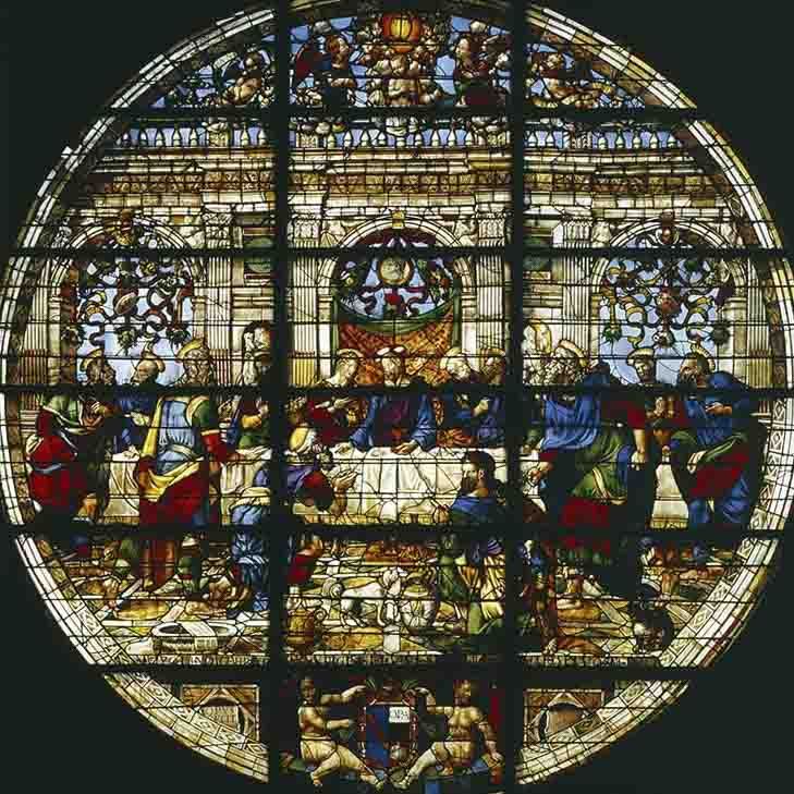 Última cena de Pastorino de' Pastorini, La Catedral de Siena 