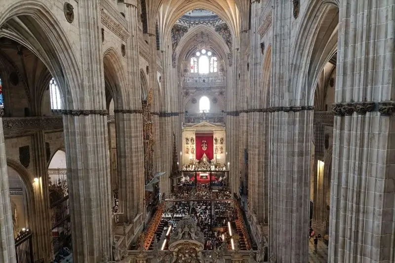 Interior de la Catedral de Salamanca Nueva