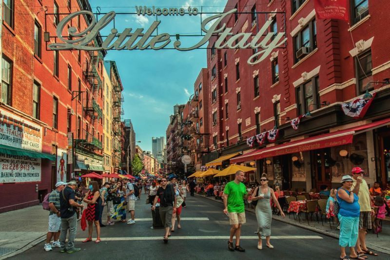Desde finales del siglo XIX, esta zona de Manhattan ha sido colonizada por inmigrantes del sur de Italia. Little Italy