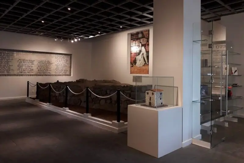 Maqueta y ruinas de la casa natal de Sor Juana Inés de la Cruz