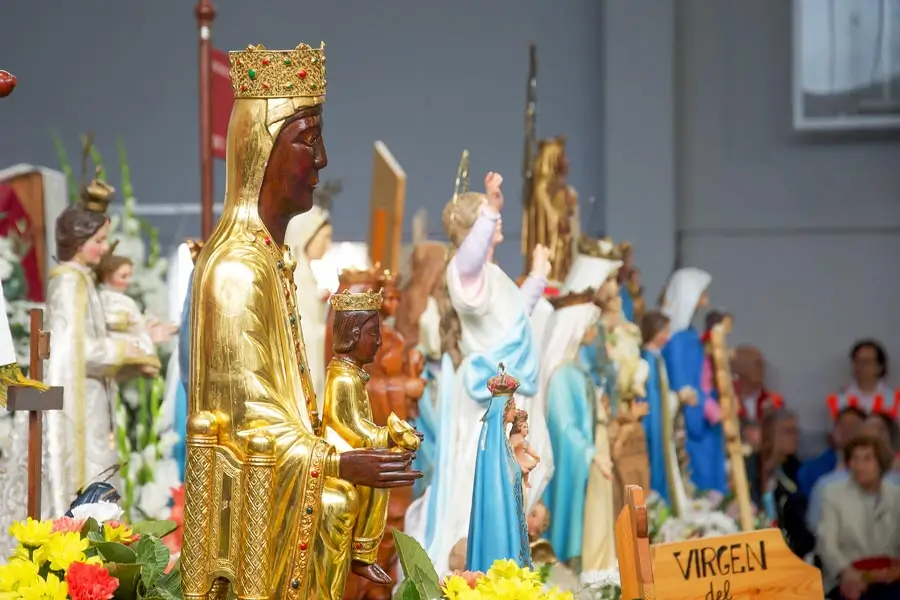 La Virgen de Torreciudad en la Romeria de las Virgenes de Ribagorza